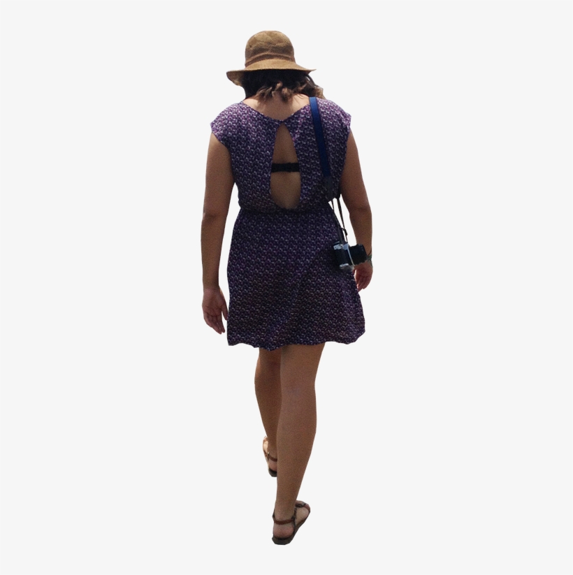 Zoom Vestido Sombrero Espalda Entourage, Peuple, Modèles - Dress, transparent png download