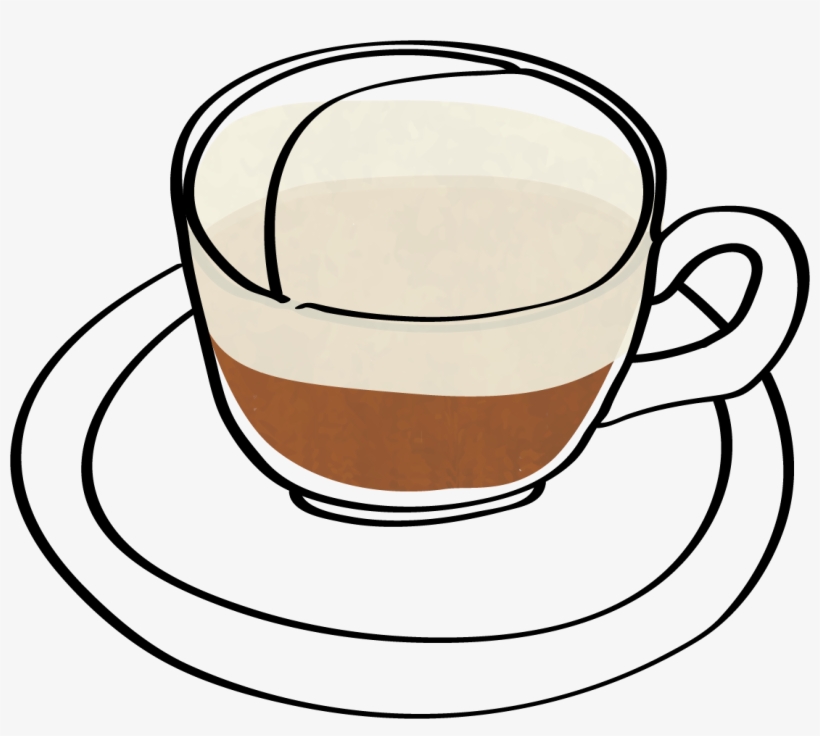 Caffe Latte - Teacup, transparent png download
