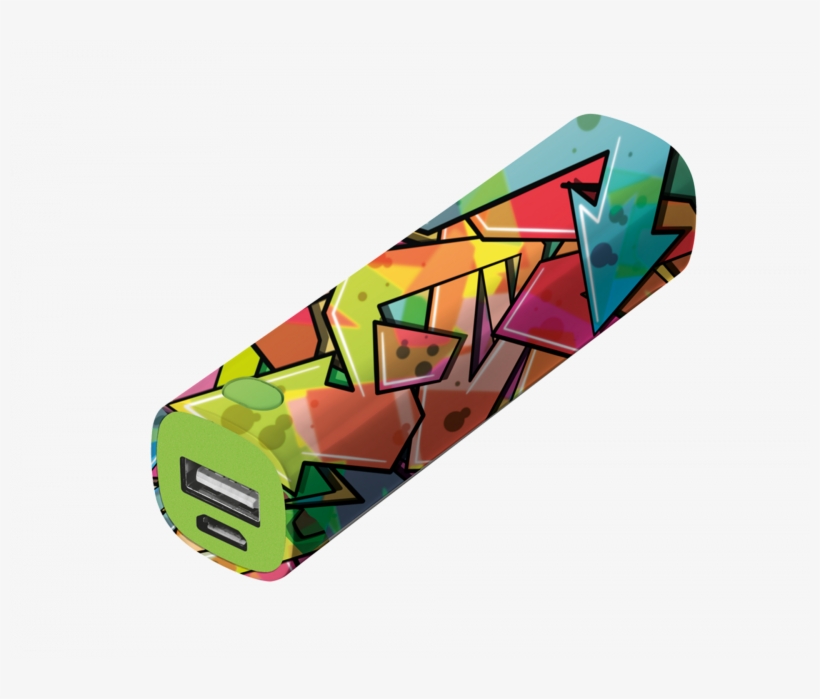 Trust Tag Powerstick - Trust Urban Powerstick Graffiti Arrows Power Bank -, transparent png download