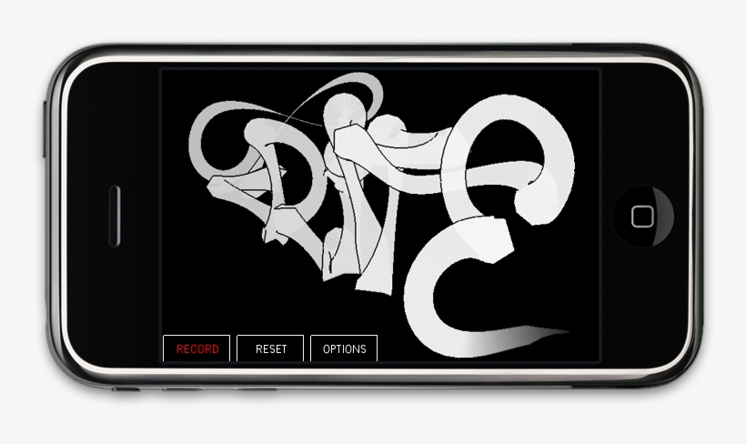 Iphone Graffiti - Smartphone, transparent png download