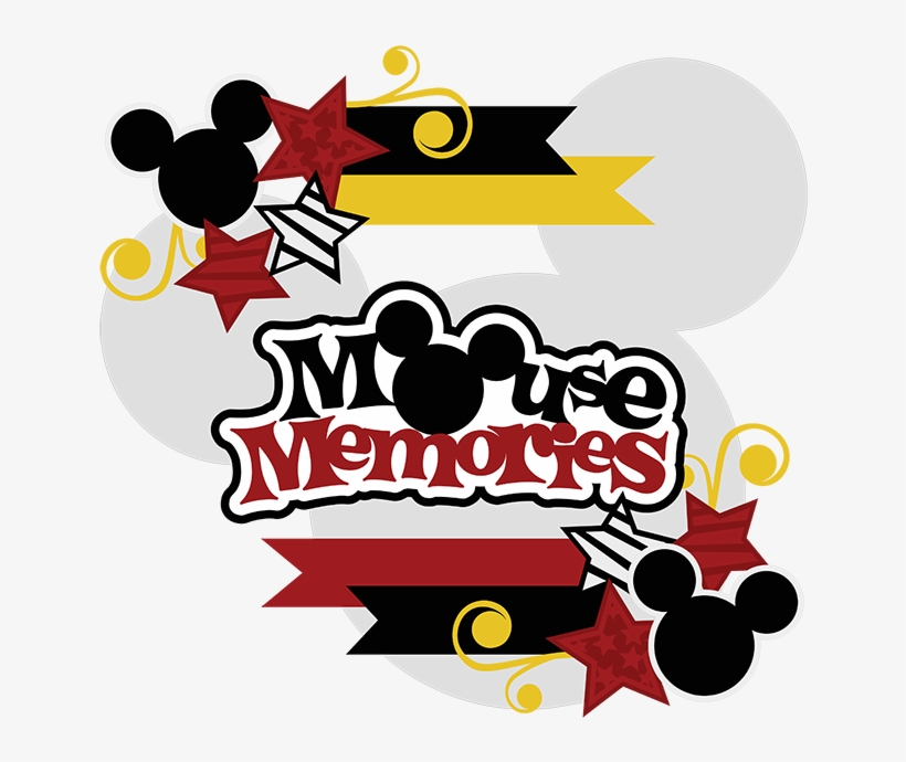 Mouse Memories Svg Collection Cute Svg Files For Scrapbooking - Scrapbooking, transparent png download