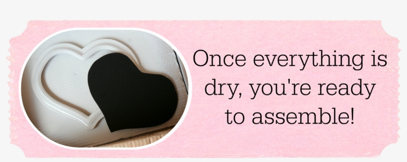 How To Make A Chalkboard From A Photo Frame - Aromafloria, transparent png download