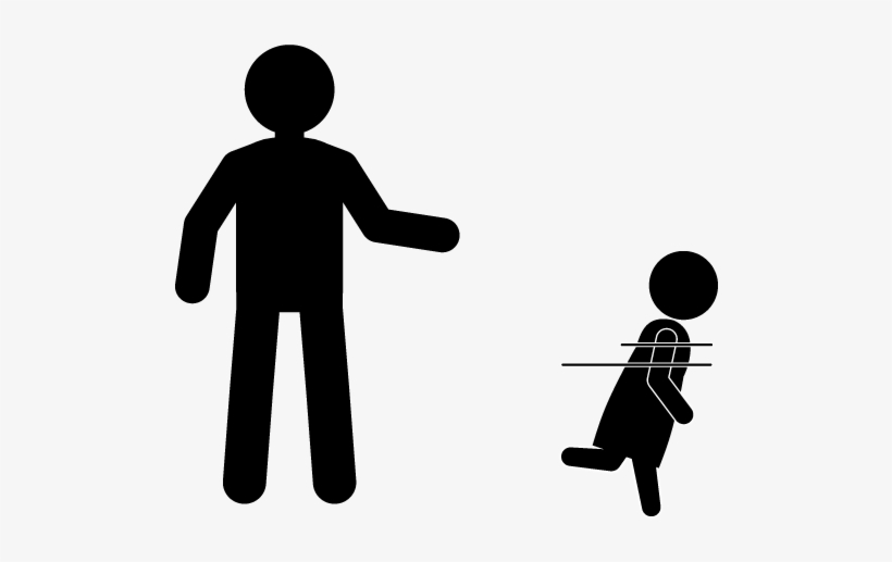A Girl Escaping A Suspicious Person - Hiding Under Desk Icon, transparent png download