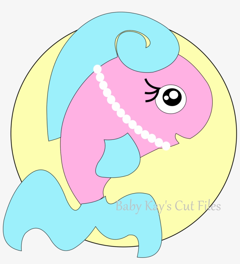 Cut File Fish Girl In Frame - Cartoon, transparent png download