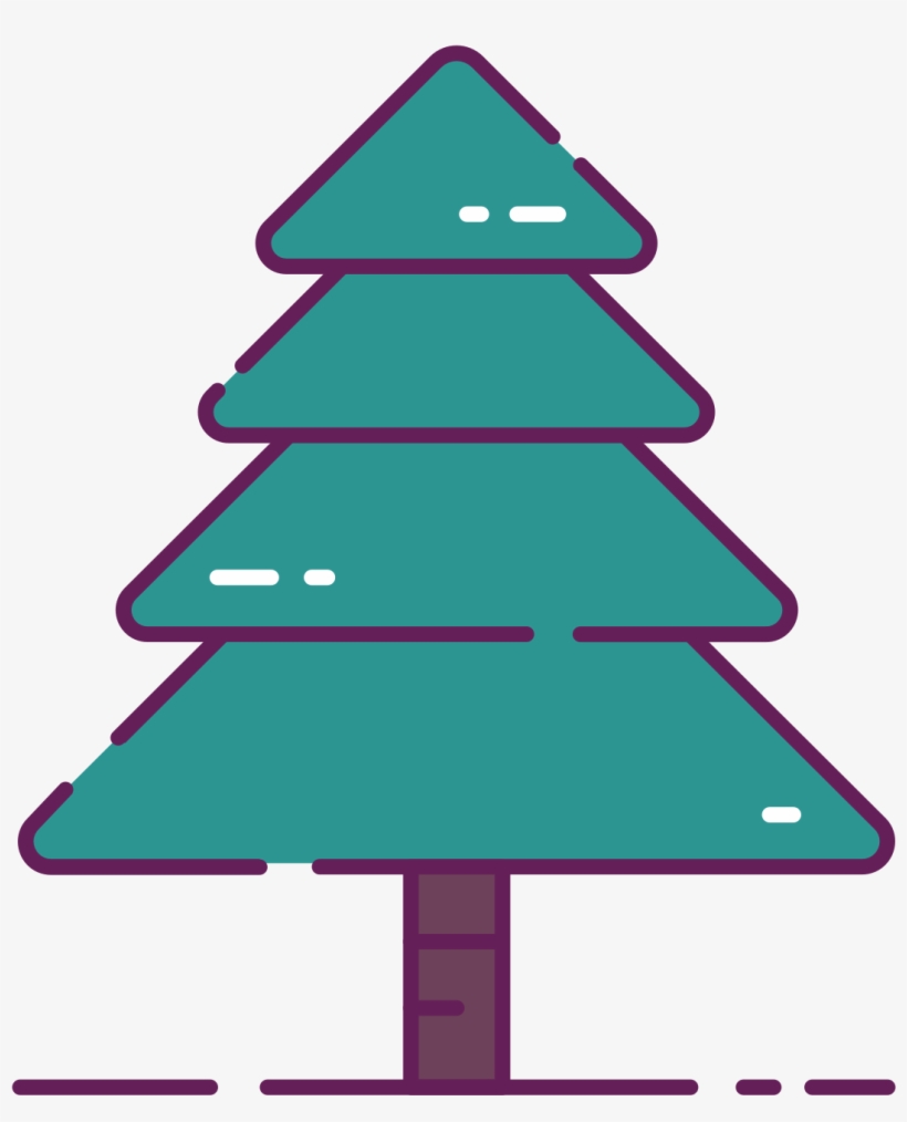 Png Svg - Christmas Tree, transparent png download