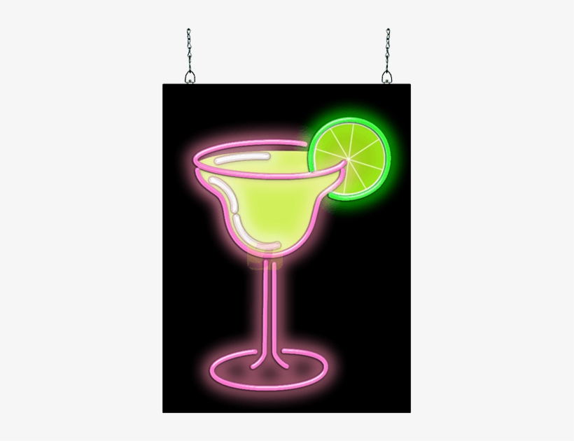 Margarita Glass Neon Sign - Neon Sign, transparent png download