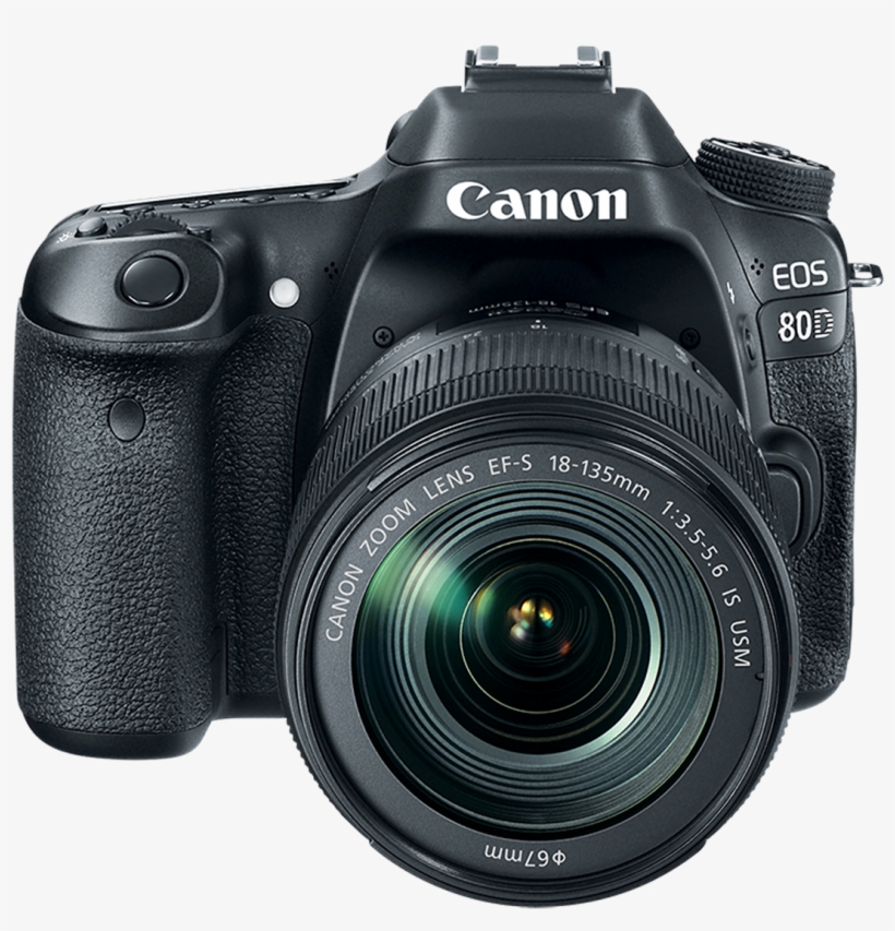 Canon Eos 80d Updates Dual Pixel Af, Bumps Resolution - Canon Eos 80d W Ef S18 135mm F3.5, transparent png download