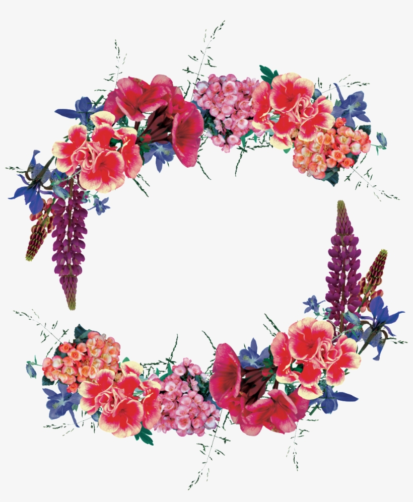 Hand-painted Bright Flower Lace Png Transparent - Portable Network Graphics, transparent png download