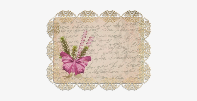 Tag Vintage Floral, transparent png download