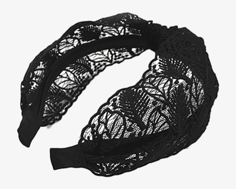 Lace Flower Pattern Goth Womens Hairband Accessories - Headband, transparent png download