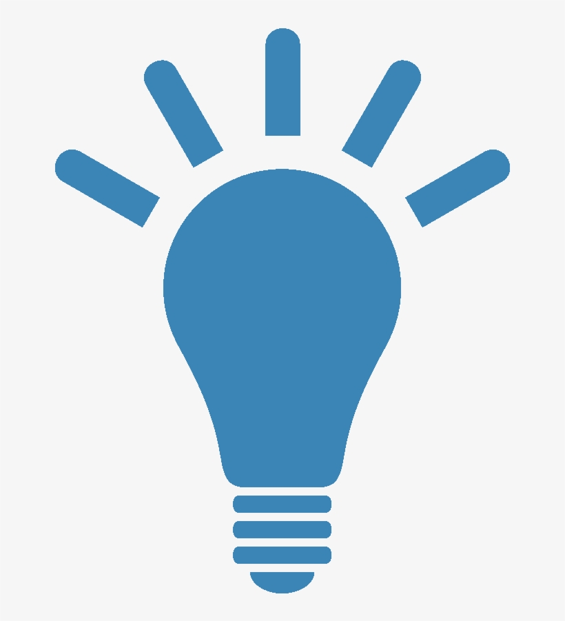 Light Bulb Icon - Idea Icono Png Blanco, transparent png download