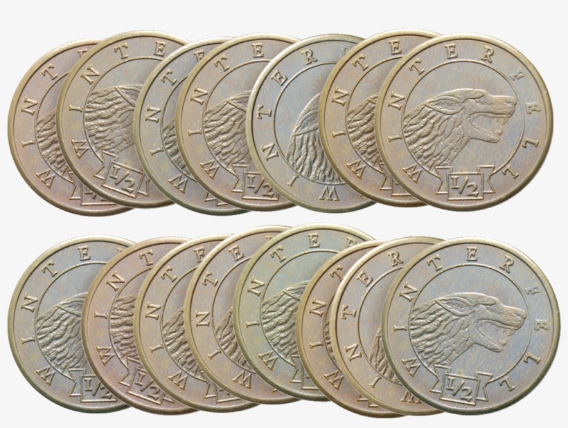 15 Rickard Stark Half-pennies Gaming Coins, transparent png download