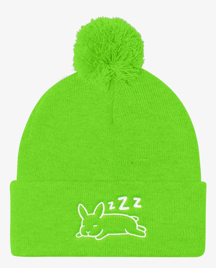 Sleeping Up Ear Bunny Pom Pom Knit Cap - Santa Jack Disney Inspired Nightmare Before Christmas, transparent png download