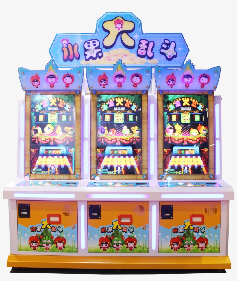 Intelligent Game Coin Pusher Game Machine Fruit Go - Claw Crane, transparent png download