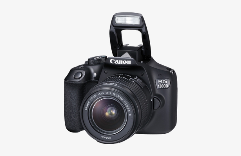 Canon Eso 1300d 18-55mm Iii Kit - Canon Eos Rebel T6 18.0 Mp Digital Slr Camera - Black, transparent png download