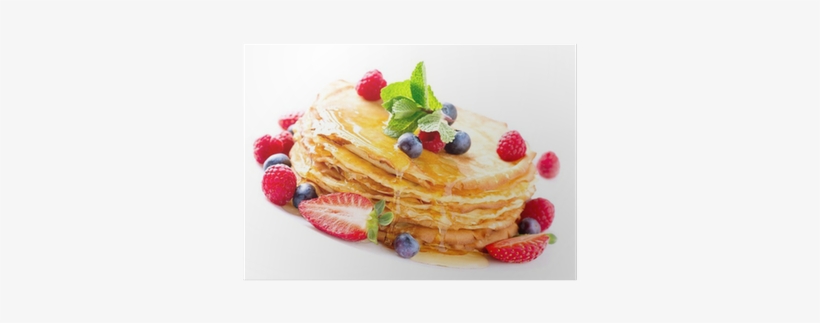 Pancake With Berries - Pancake, transparent png download