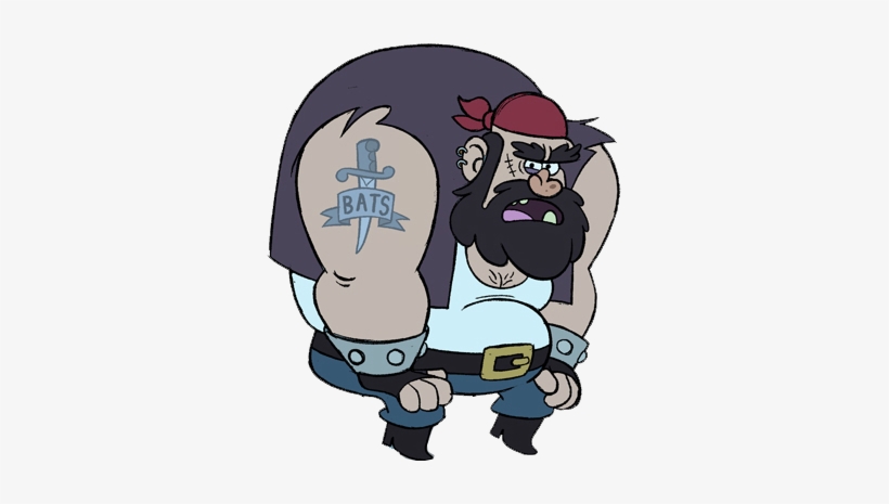 Bats Biker Appearance - Character Design Gravity Falls, transparent png download