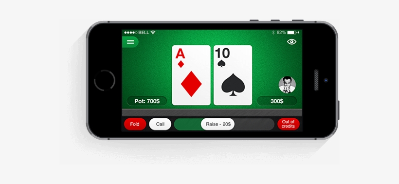 On The Personal Device Every Player Can Play A Hand - Mobile Phone, transparent png download