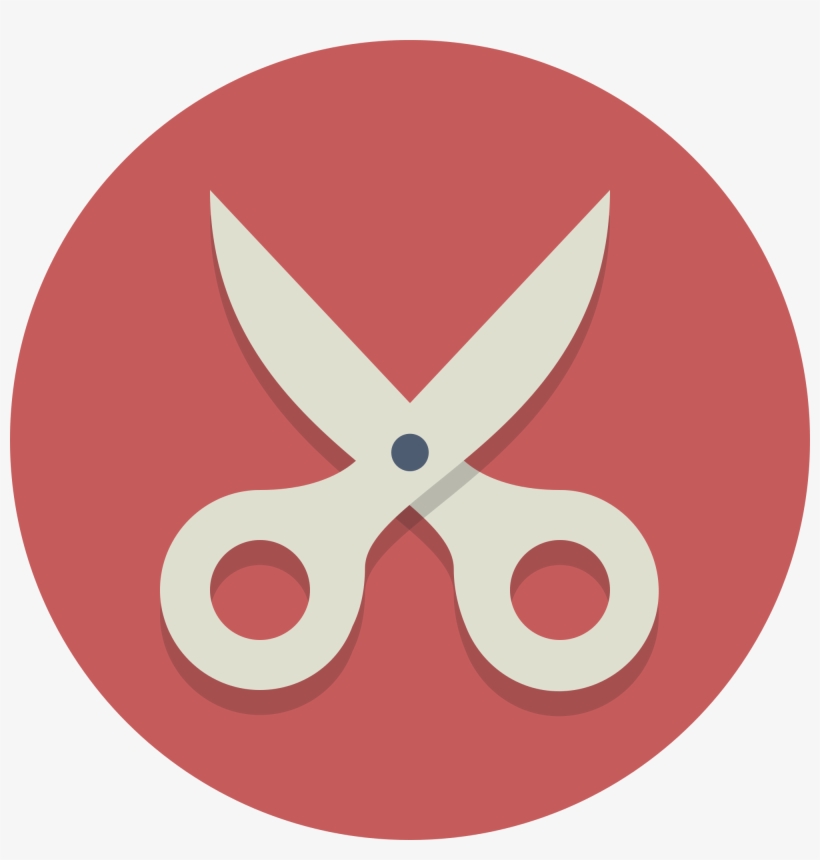 Open - Scissors Icon Round Png, transparent png download