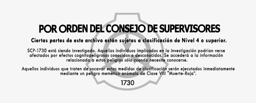1 Listo 3 Con Comillas - Scp Foundation, transparent png download