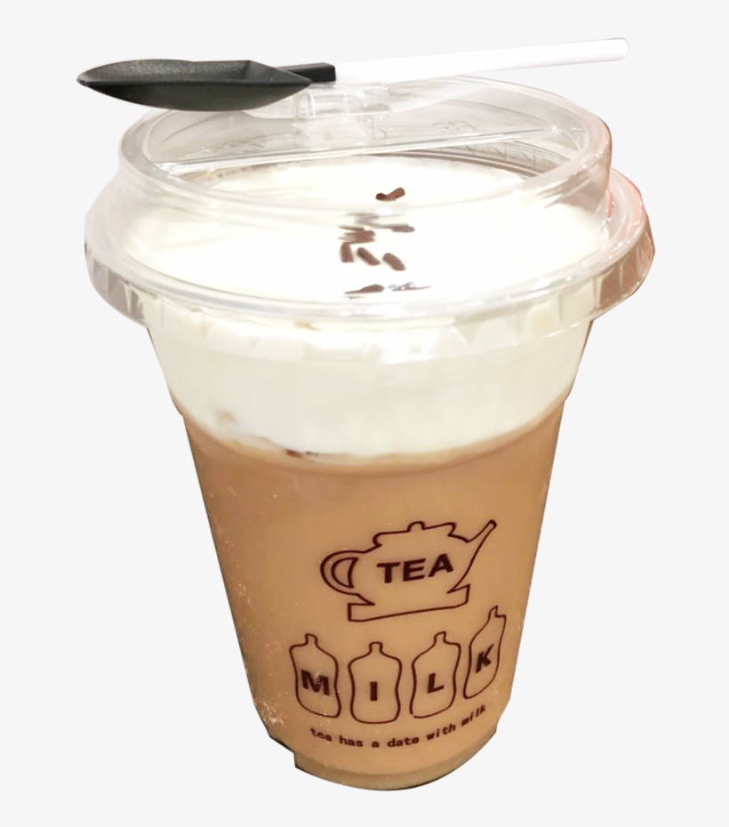 Milk Tea With Cheese Cream Puff - Tom And Jerry, transparent png download