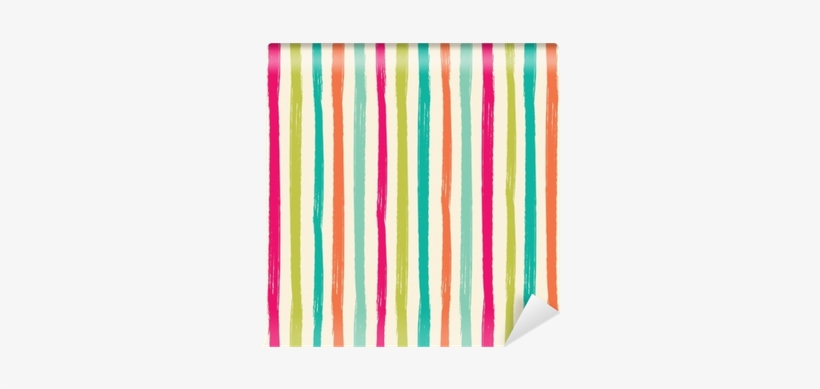 Seamless Vector Pattern With Vertical Stripes - Beach Towel, transparent png download