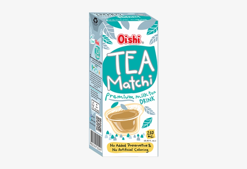 Premium - Oishi Matcha Milk Tea, transparent png download