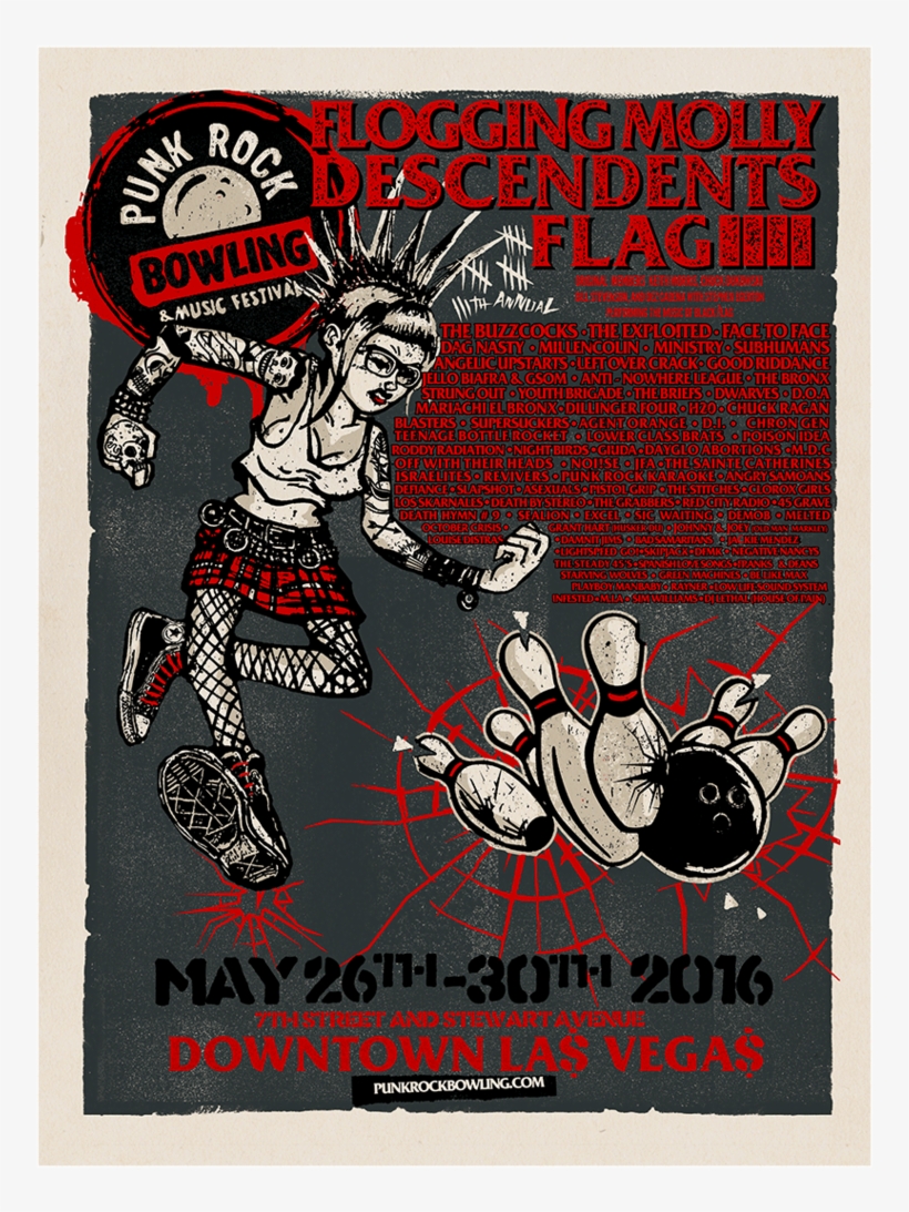 Punk Rock Bowling, transparent png download