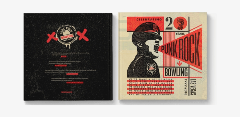 Shepard Fairey Punk Rock Bowling 20 Year Anniversary - Book, transparent png download