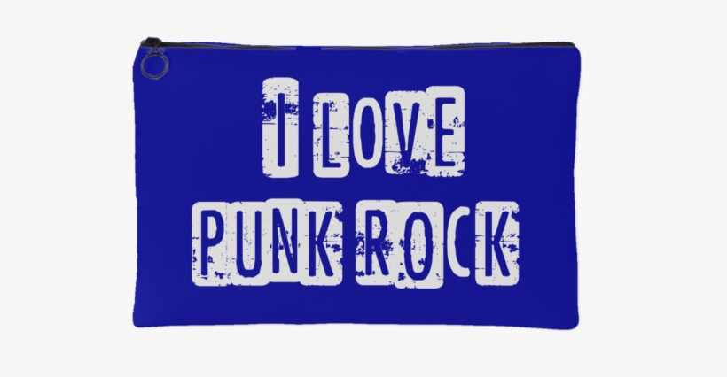 I Love Punk Rock Accessory Pouch - Late Knights Hop O' The Morning, transparent png download