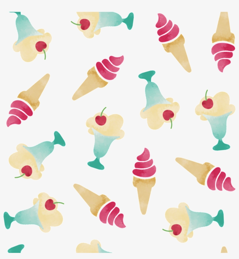 Cartoon Png De Fondo De Rojo Y Azul Ice Cream - Ice Cream Fondo, transparent png download