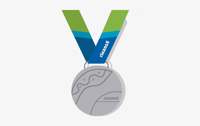 Designed By Freepik - Rio Silver Medal Png, transparent png download