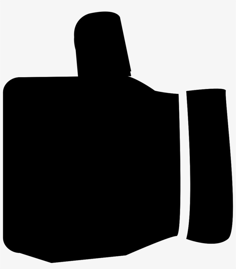 Like Hand Gesture Silhouette - Hoodie, transparent png download