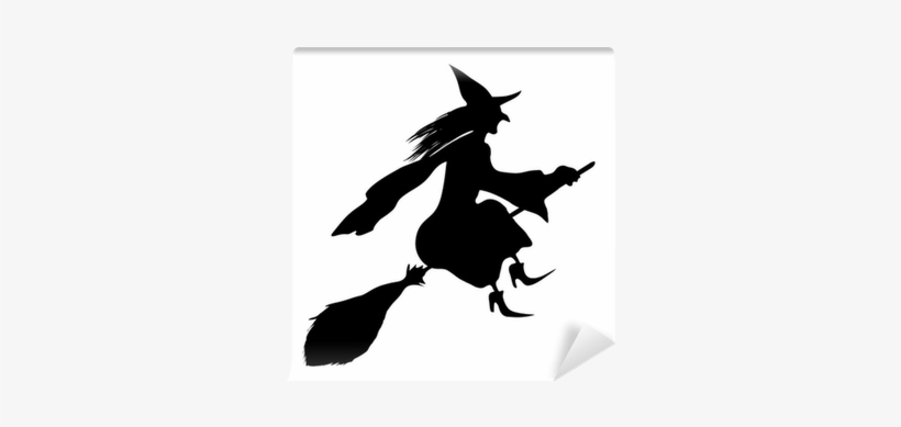 Witch On A Broomstick - Witch On A Broom, transparent png download