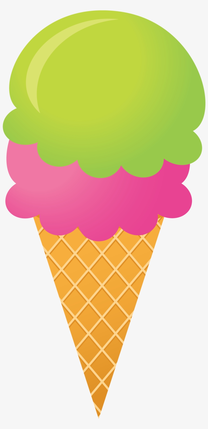 Snowflake Clipart Cursive - Ice Cream Clipart, transparent png download