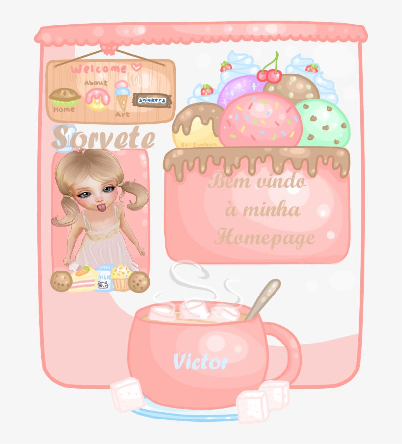 Photo Hp Coacutepia Zps3zqmecmz - Homepage Imvu Png Cute, transparent png download