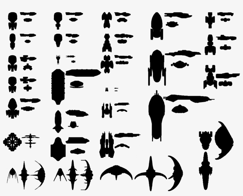 Starship Silhouette, transparent png download