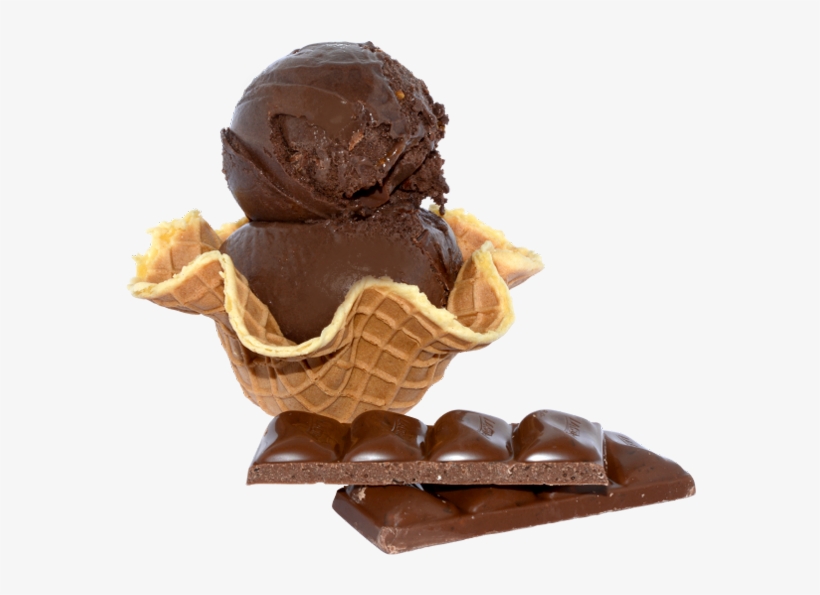 Sorvete Chocolate - Ice Cream, transparent png download
