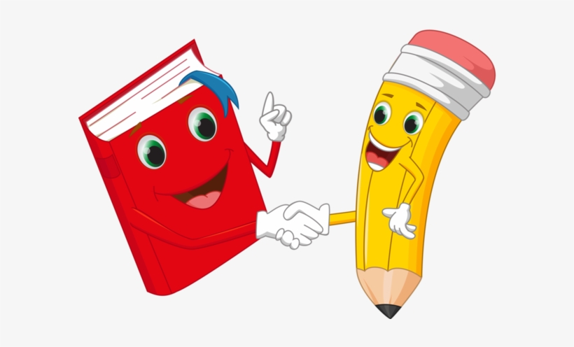 Libros De Texto Y Material Escolar / 2017 - Pencil Cartoon, transparent png download