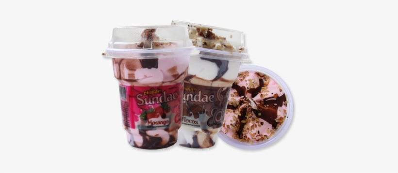 Sorvete Sundae - Sorvete No Copinho Png, transparent png download