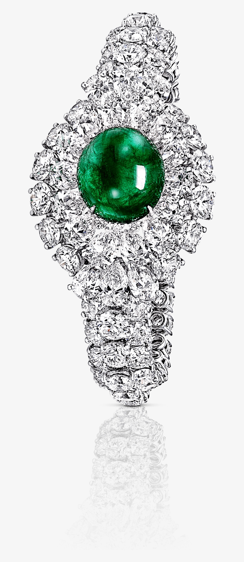 Emerald And Diamond Bracelet By Graff - Emerald, transparent png download