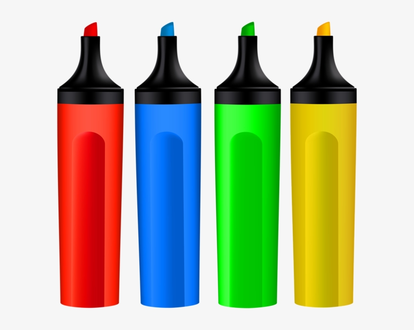 Imágenes De Útiles Escolares - Colored Marker Png, transparent png download