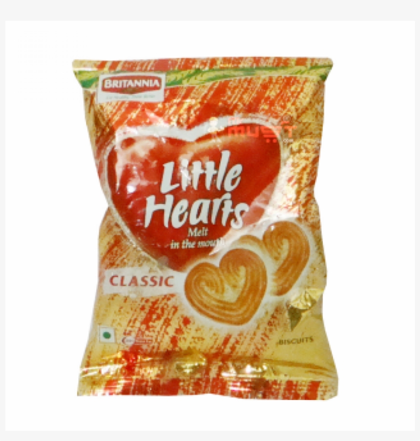 Britannia Biscuits Little Hearts 39gm - Britannia - Little Hearts Biscuits - 75g (pack Of 10), transparent png download