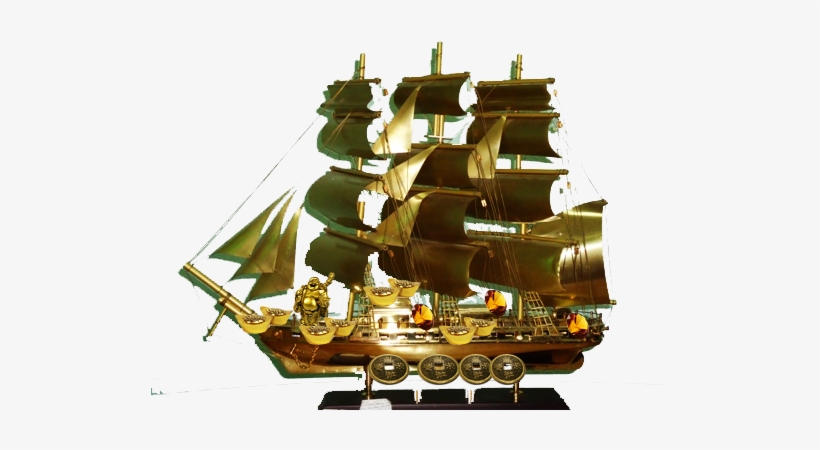 Barco De La Riqueza Copia - Barco Cargado De Oro, transparent png download