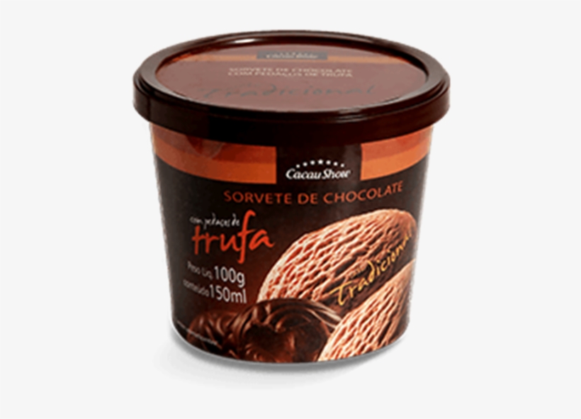 Cacau Show Lança Sorvete Sabor De Trufa Para O Verão - Sorvete Cacau Show Preço, transparent png download