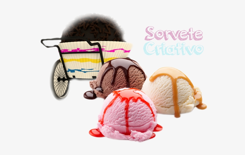Sorvete Criativo - Ice Cream 1 Ball, transparent png download