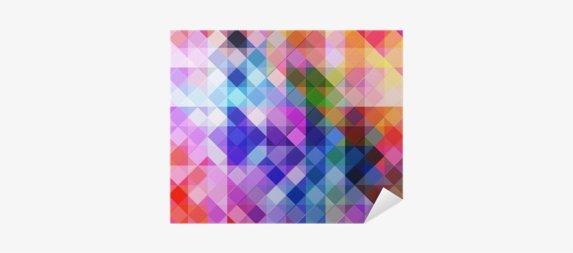 Abstract Geometric Background With Vibrant Geometric - Geometry, transparent png download