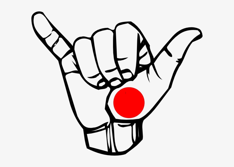 Free Japanese Clipart - Sign Language, transparent png download