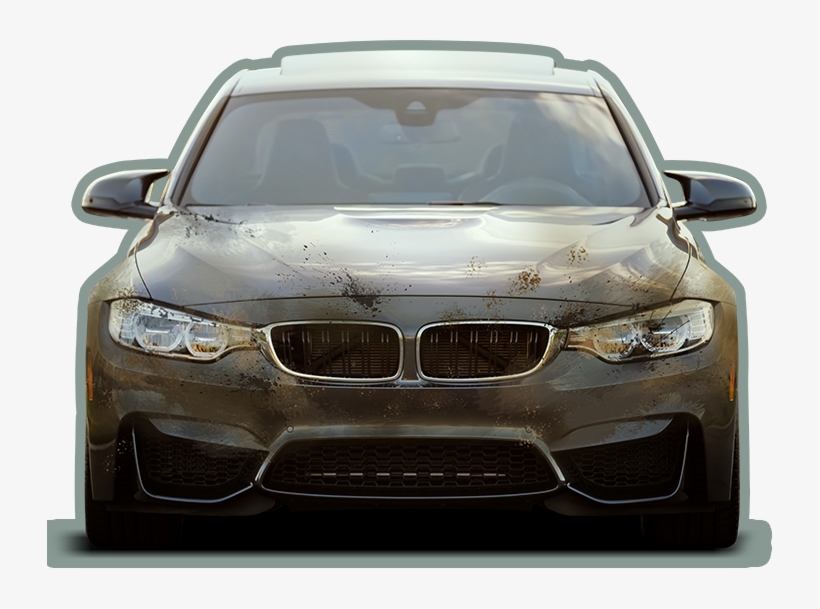 Clean Bmw M3 - Windshield Sunshade Showtop Powerful Uv Ray Deflector, transparent png download