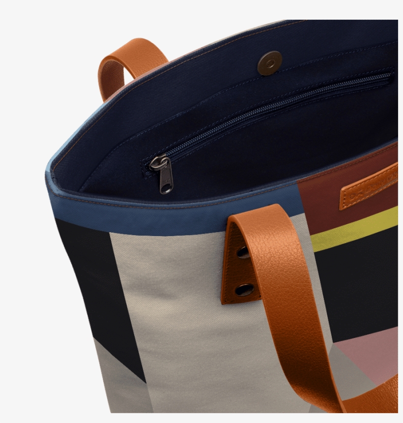 Dailyobjects Abstract Geometrical Shapes Classic Tote - Shoulder Bag, transparent png download